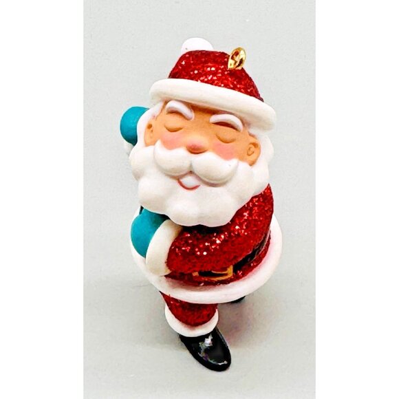 Hallmark Keepsake Tickle Santa Shake It Santa North Pole Network Lot of 3 - Picture 2 of 8